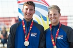 Gold for men's beach volleyball